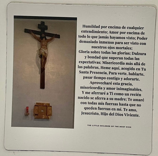 Prayer magnet in Spanish (Pre order within 3 weeks)
